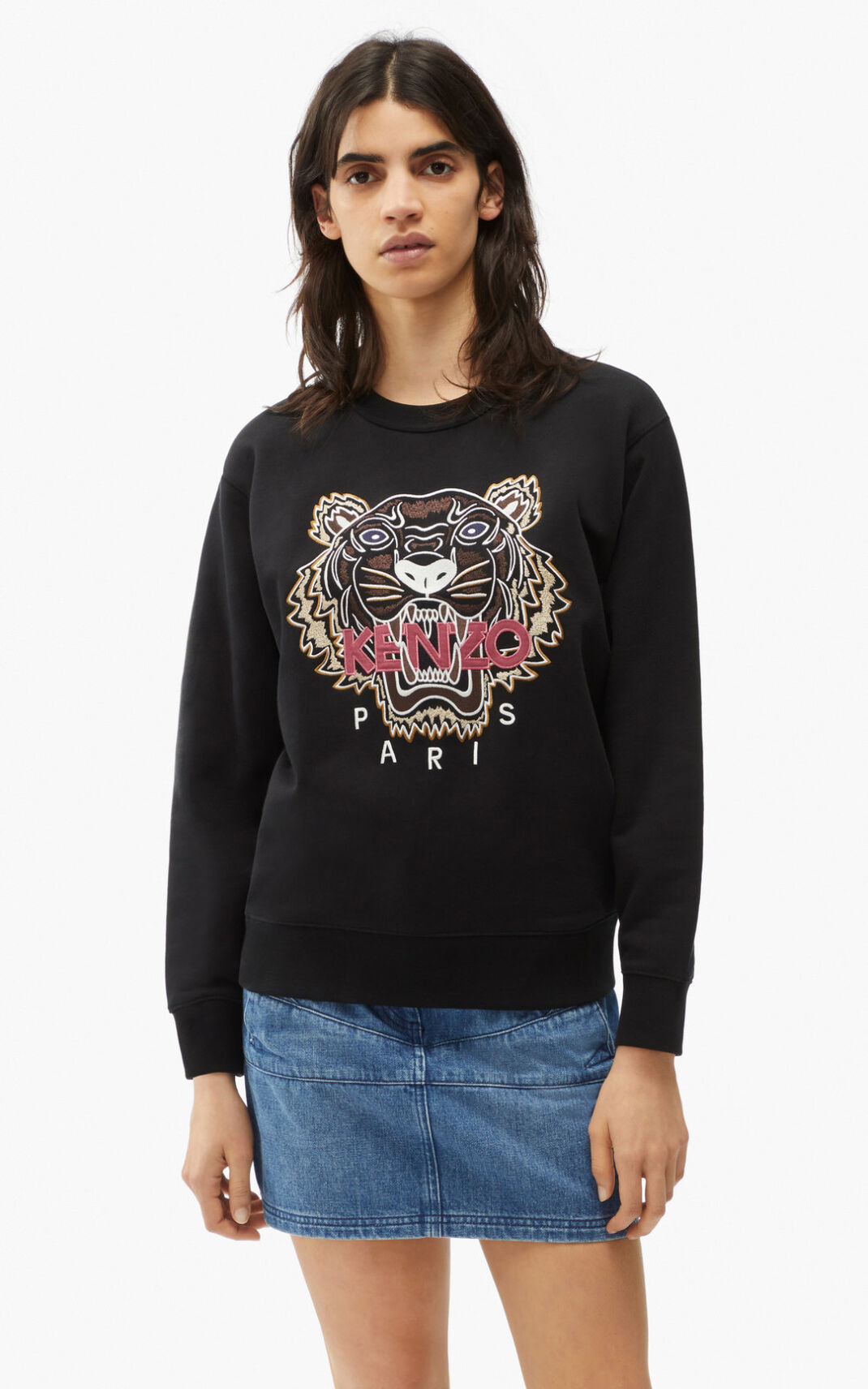 Kenzo Tiger Ženska Puloverji Črna SI-0796525